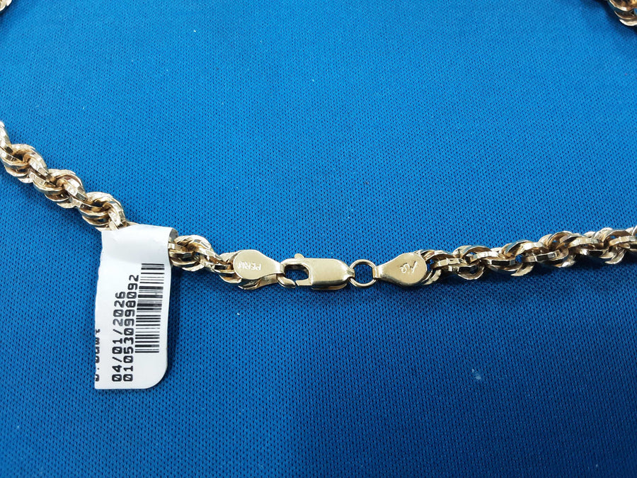 Rope Chain - Yellow Gold 10k (.417) 11.4 grams 24 inch
