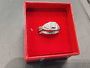 Ring - Wedding Set - White Gold 14k (.585) 5 grams Size 7.5