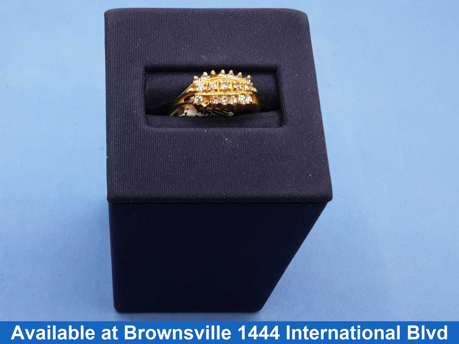 Women's Ring - Yellow Gold 10k (.417) 2.6 grams Size 7