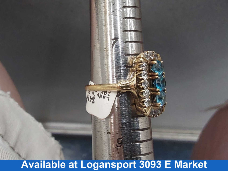 Women's Ring - Yellow Gold 10k (.417) 5.8 Grams Size 8