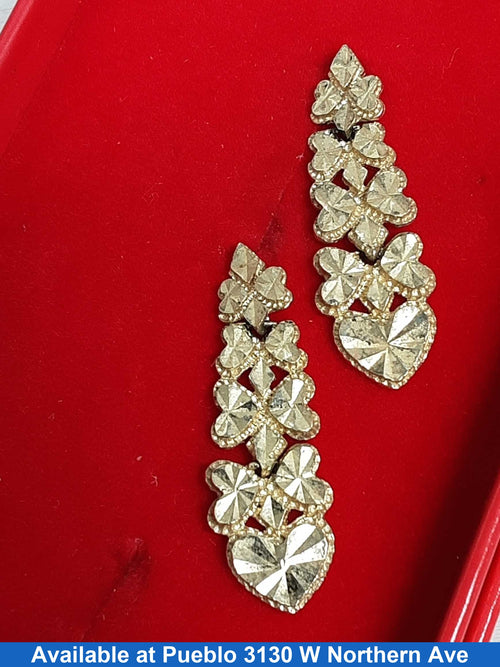 Jacket Earrings - Yellow Gold 14k (.585) 4.2 grams