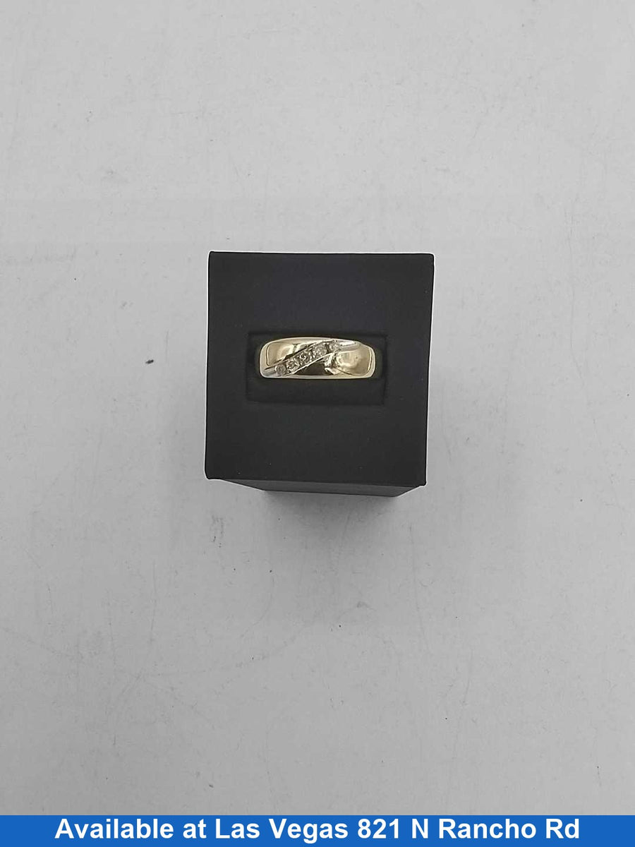 Ring - Wedding Band - Yellow Gold 10k (.417) 4.1 grams Size 12