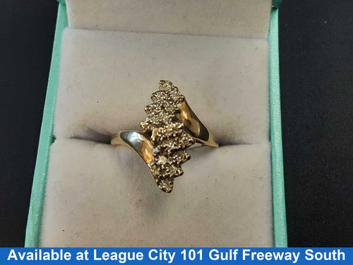 Women's Ring - Yellow Gold 14k (.585) 3.9 grams Size 9