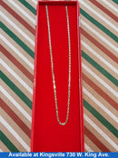 Box Chain - Yellow Gold 14k (.585) 3.9 grams 20 inch