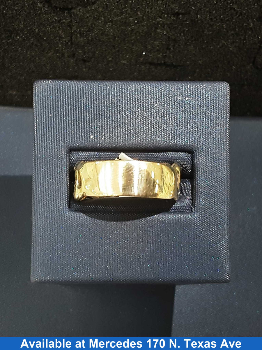 Ring - Wedding Band - Yellow Gold 10k (.417) 4.5 grams Size 7