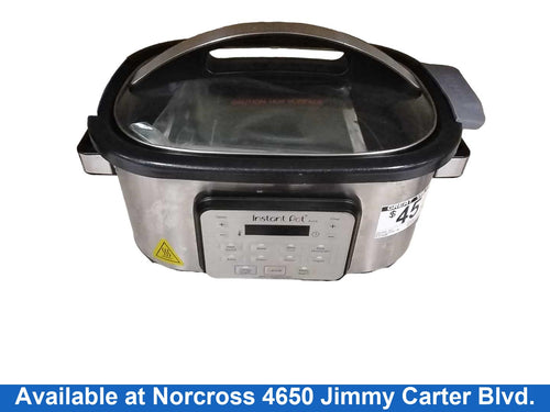 Instant Pot Aura 6qt Silver Small Kitchen Appliance