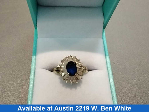 Women's Ring - Yellow Gold 14k (.585) 3.4 grams Size 20