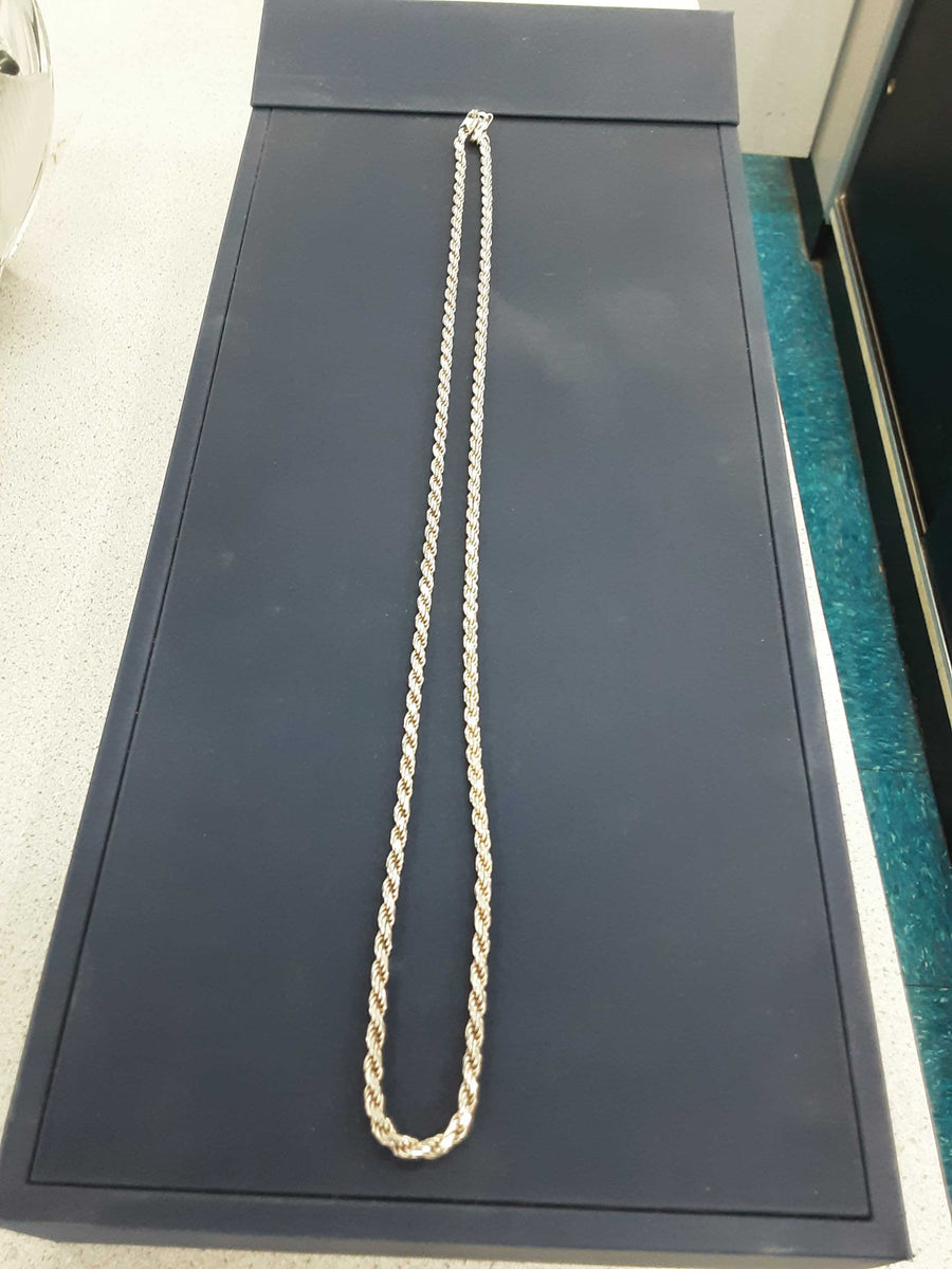 Rope Chain - Silver 33.6 grams 24 inch