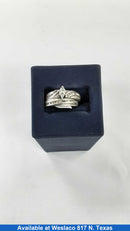 Ring - Engagement Set - Silver 6.8 grams Size 7