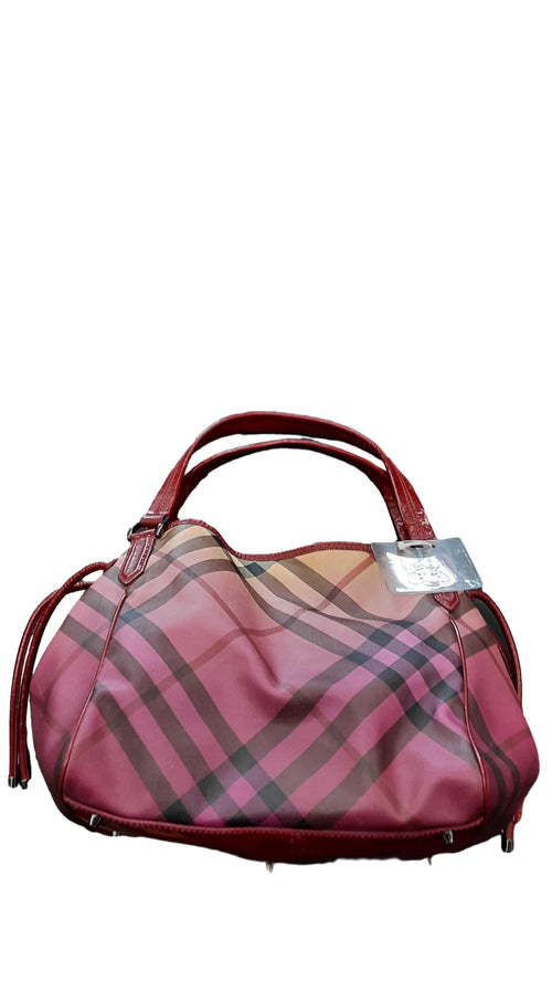 Burberry Raspberry Gradient Supernova Pink Purse / Handbag