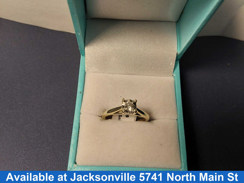 Ring - Engagement Set - Yellow Gold 14k (.585) 2.2 grams Size 7