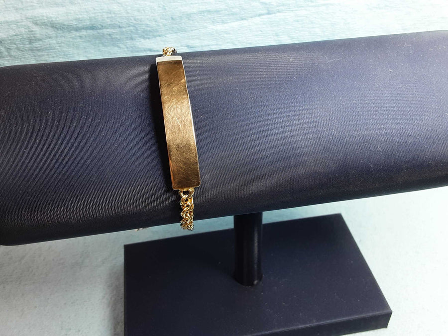 ID Bracelet - Yellow Gold 10k (.417) 11 grams 8 inch