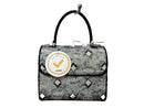 Mcm Jacquard Monogram Gray Purse / Handbag