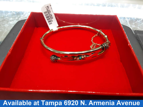 Bangle Bracelet - Yellow Gold 14k (.585) 9.4 grams 9 inch