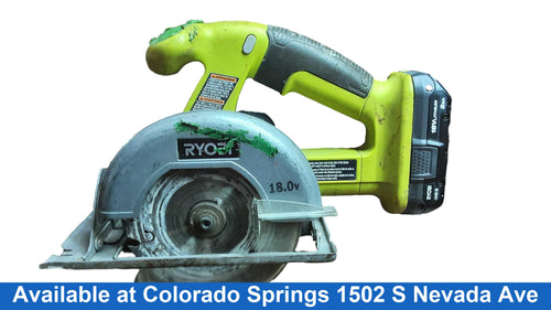 Ryobi P501g Green Cordless Circular Saw