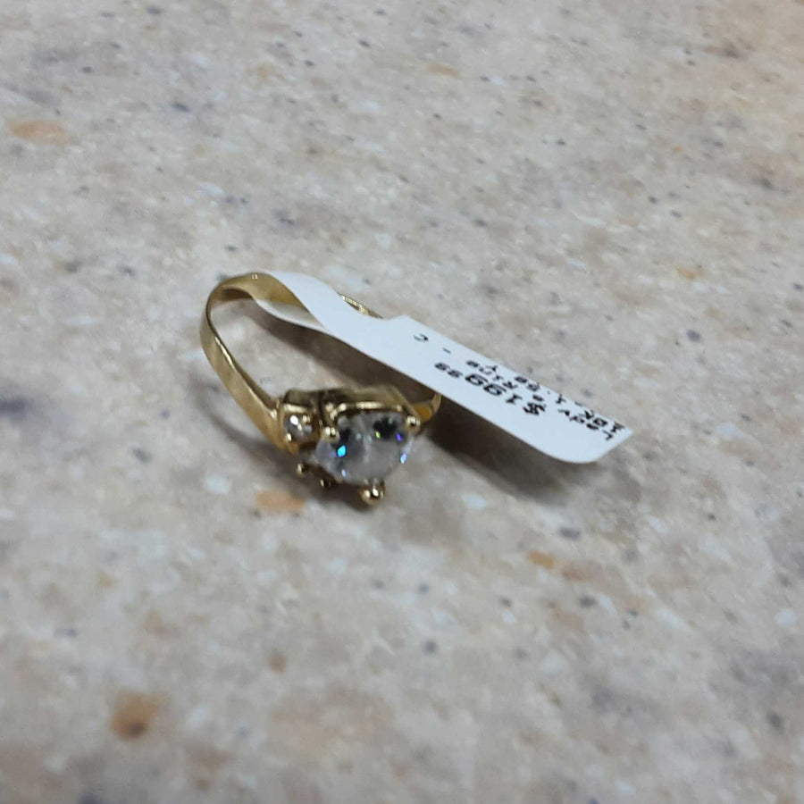 Women's Ring - Yellow Gold 10k (.417) 1.5 grams Size 8