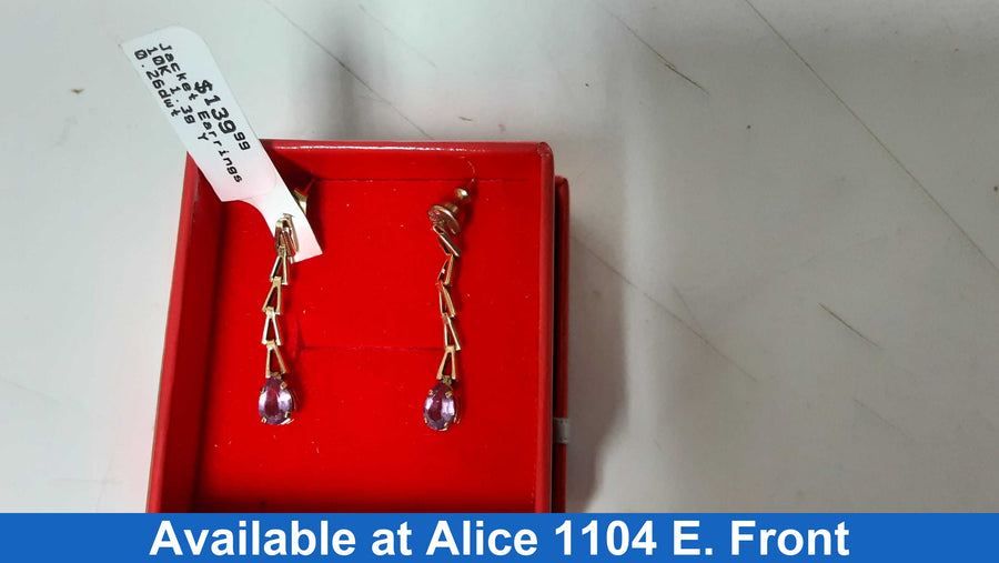 Jacket Earrings - Yellow Gold 10k (.417) 1.3 grams
