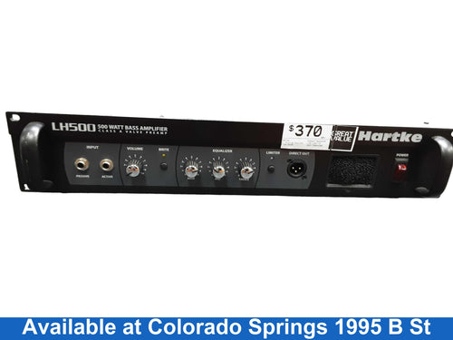 Hartke 500wattbassamp Black