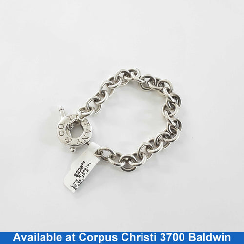 Link Bracelet - Silver 37.2 grams 8 inch