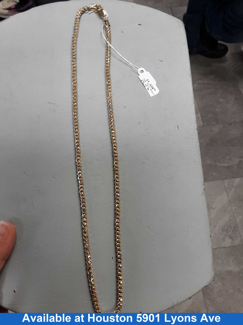 Fox Tail Chain - Yellow Gold 10k (.417) 42.3 grams 20 inch