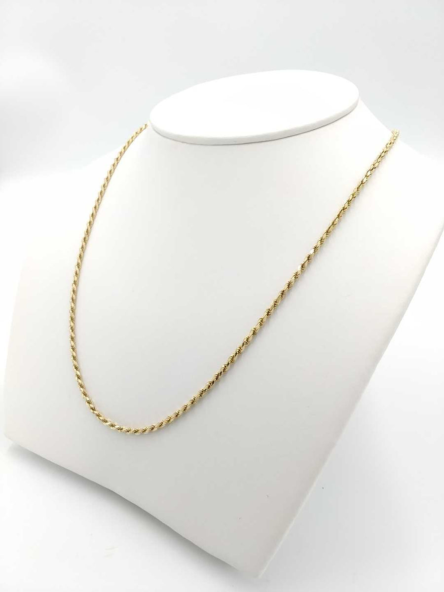 Rope Chain - Yellow Gold 14k (.585) 8.8 grams 20 inch