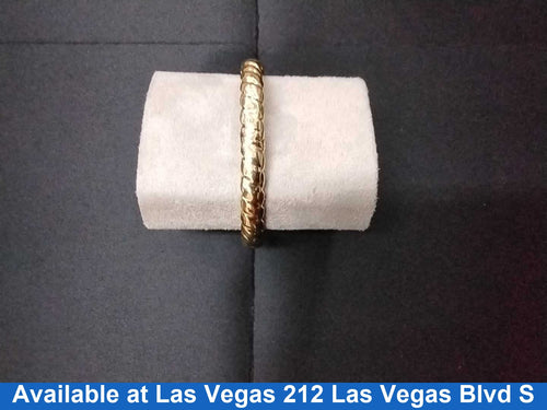 Bangle Bracelet - Yellow Gold 14k (.585) 10.9 grams 7 inch