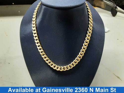 Cuban Link Chain - Yellow Gold 10k (.417) 17.3 grams 20 inch