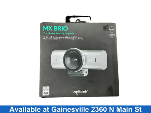 Logitech Mx Brio Silver Webcam