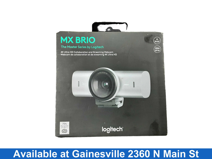 Logitech Mx Brio Silver Webcam