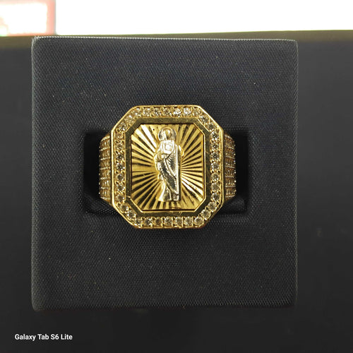 Men's Ring - Yellow Gold 10k (.417) 7.9 grams Size 9.5