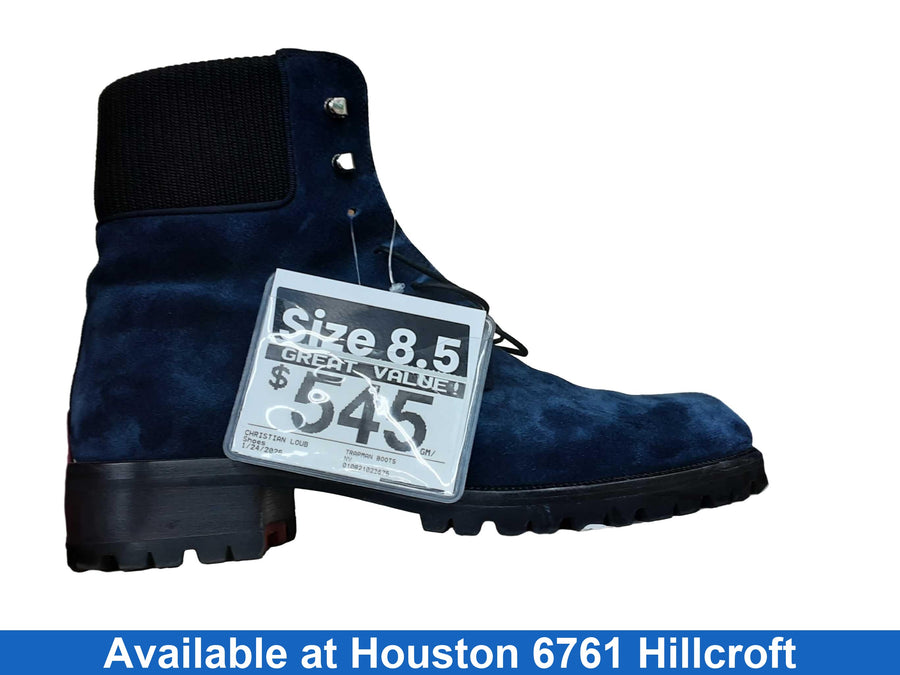 Christian Louboutin Trapman Boots Blue