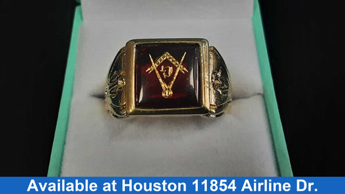 Men's Ring - Yellow Gold 10k (.417) 12.9 grams Size 12