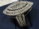 Women's Ring - White Gold 14k (.585) 9.1 grams Size 20
