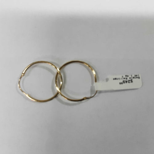 Bangle Earrings - Yellow Gold 14k (.585) 1.4 grams