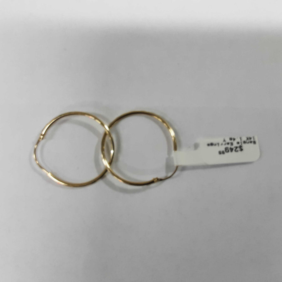 Bangle Earrings - Yellow Gold 14k (.585) 1.4 grams