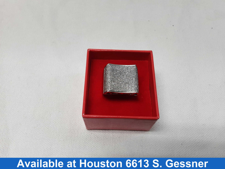 Men's Ring - White Gold 10k (.417) 10.1 grams Size 9