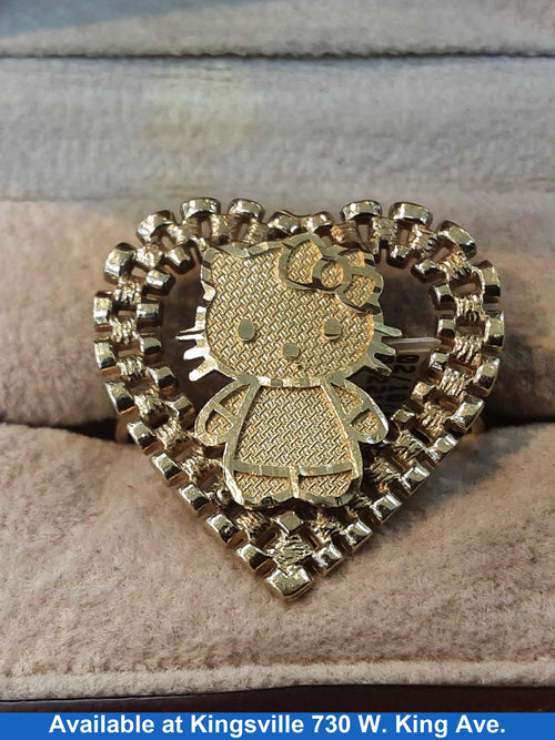 Women's Ring - Yellow Gold 10k (.417) 3.7 grams Size 13