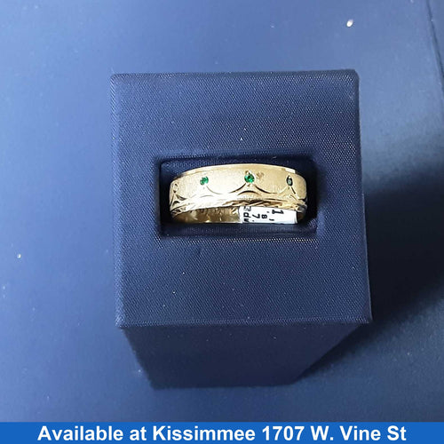 Men's Ring - Yellow Gold 18k (.750) 7 Grams Size 11