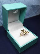 Women's Ring - Yellow Gold 14k (.585) 1.4 grams Size 6