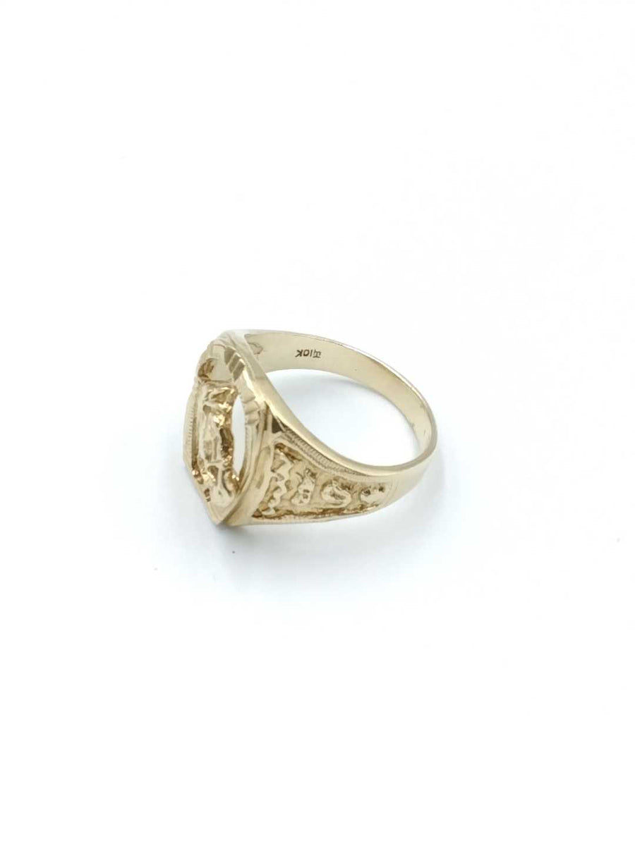 Men's Ring - Yellow Gold 10k (.417) 6.2 grams Size 7