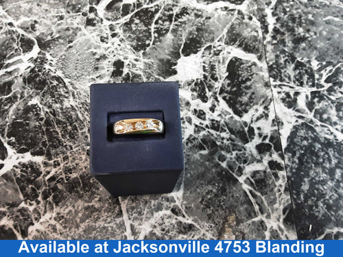Ring - Wedding Band - Yellow Gold 14k (.585) 7 grams Size 10