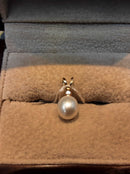 Diamond Pendant - Yellow Gold 14k (.585) 0.6 grams