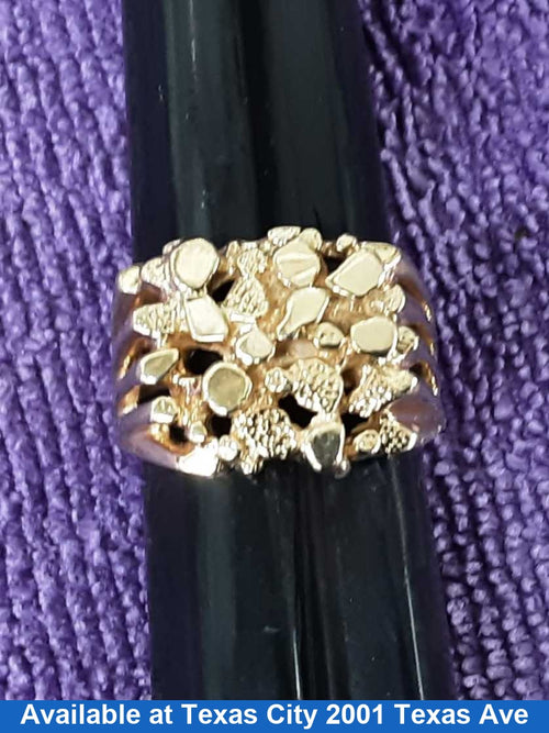 Men's Ring - Yellow Gold 14k (.585) 16.5 grams Size 10