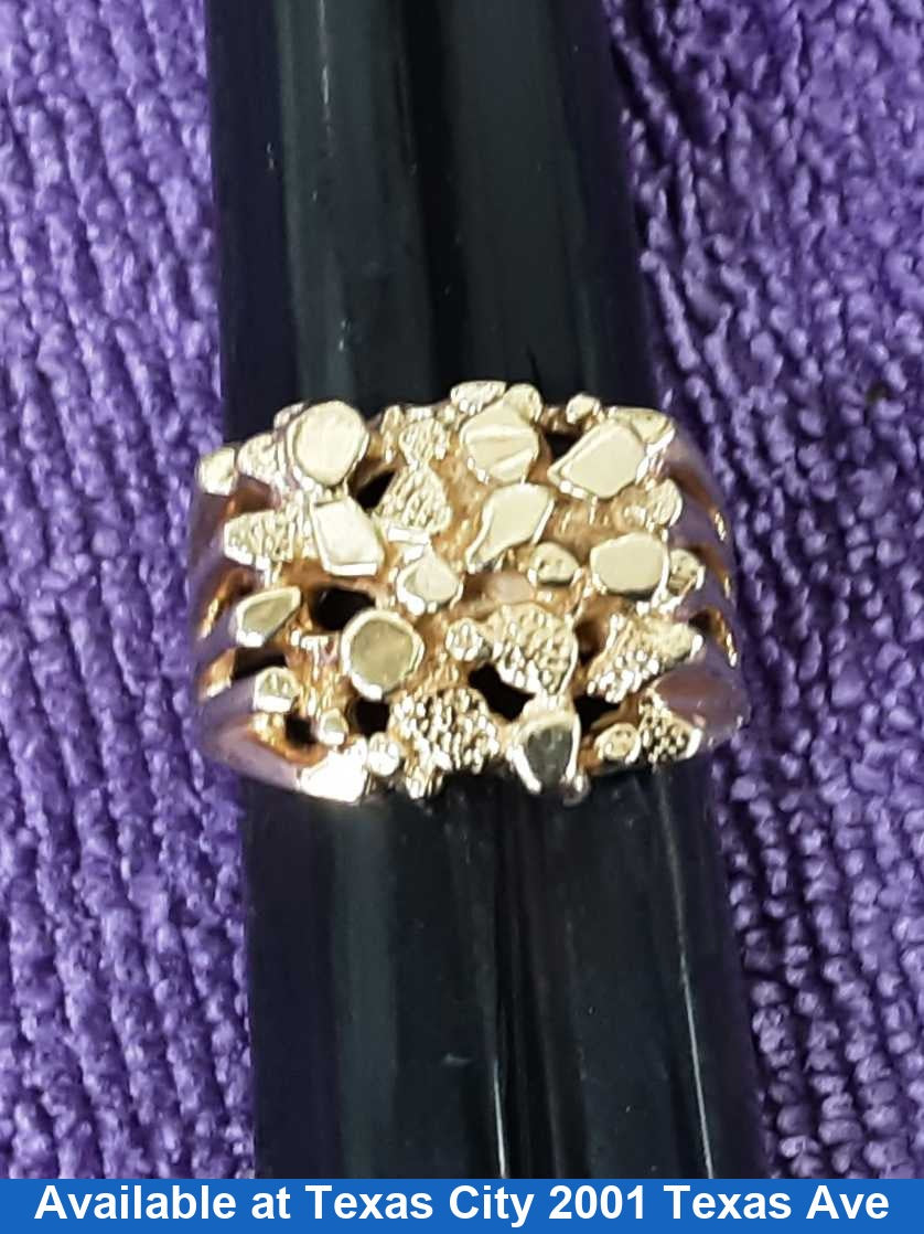 Men's Ring - Yellow Gold 14k (.585) 16.5 grams Size 10