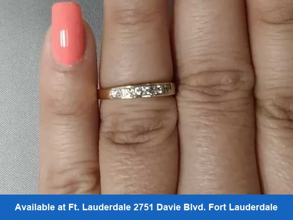 Ring - Wedding Band - Yellow Gold 18k (.750) 1.8 grams Size 6.5