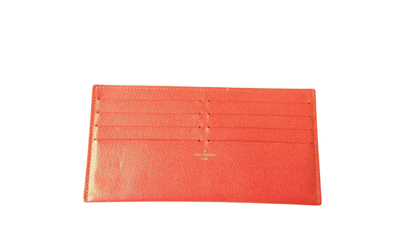 Louis Vuitton Pochette Felicie Card Holder Red Wallet