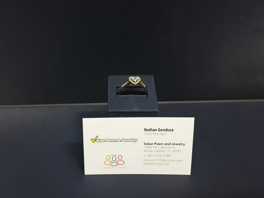 Women's Ring - Yellow Gold 14k (.585) 3.9 grams Size 11.5