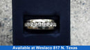 Ring - Wedding Band - White Gold 14k (.585) 6.6 grams Size 10