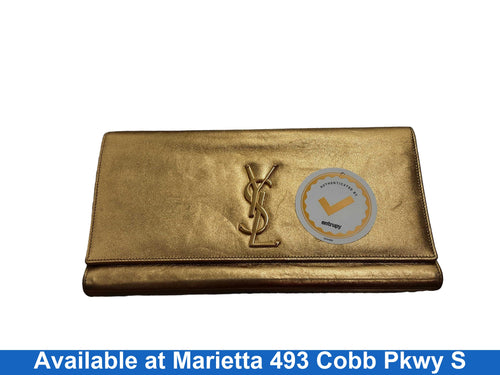 Yves Saint Laurent Gold Purse / Handbag