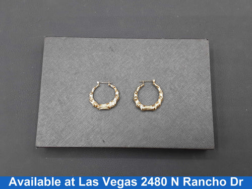 Earrings - Yellow Gold 14k (.585) 3.4 grams